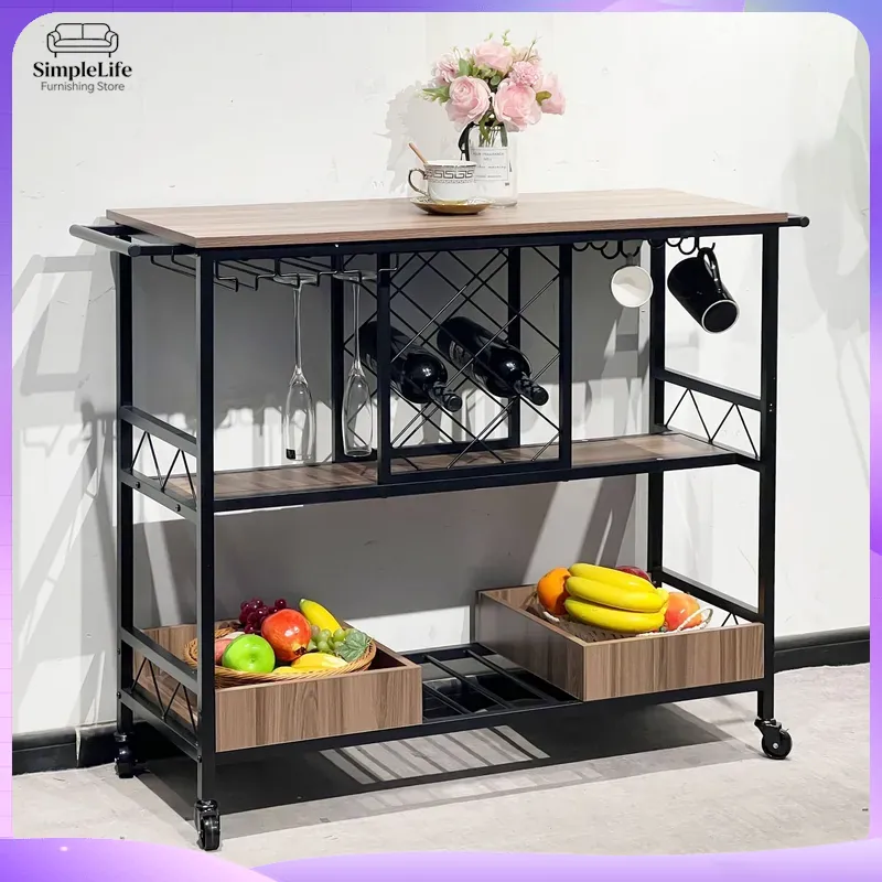 Multifunctionele keukenkar met - Kitchen Baking Cart recensie en prijs